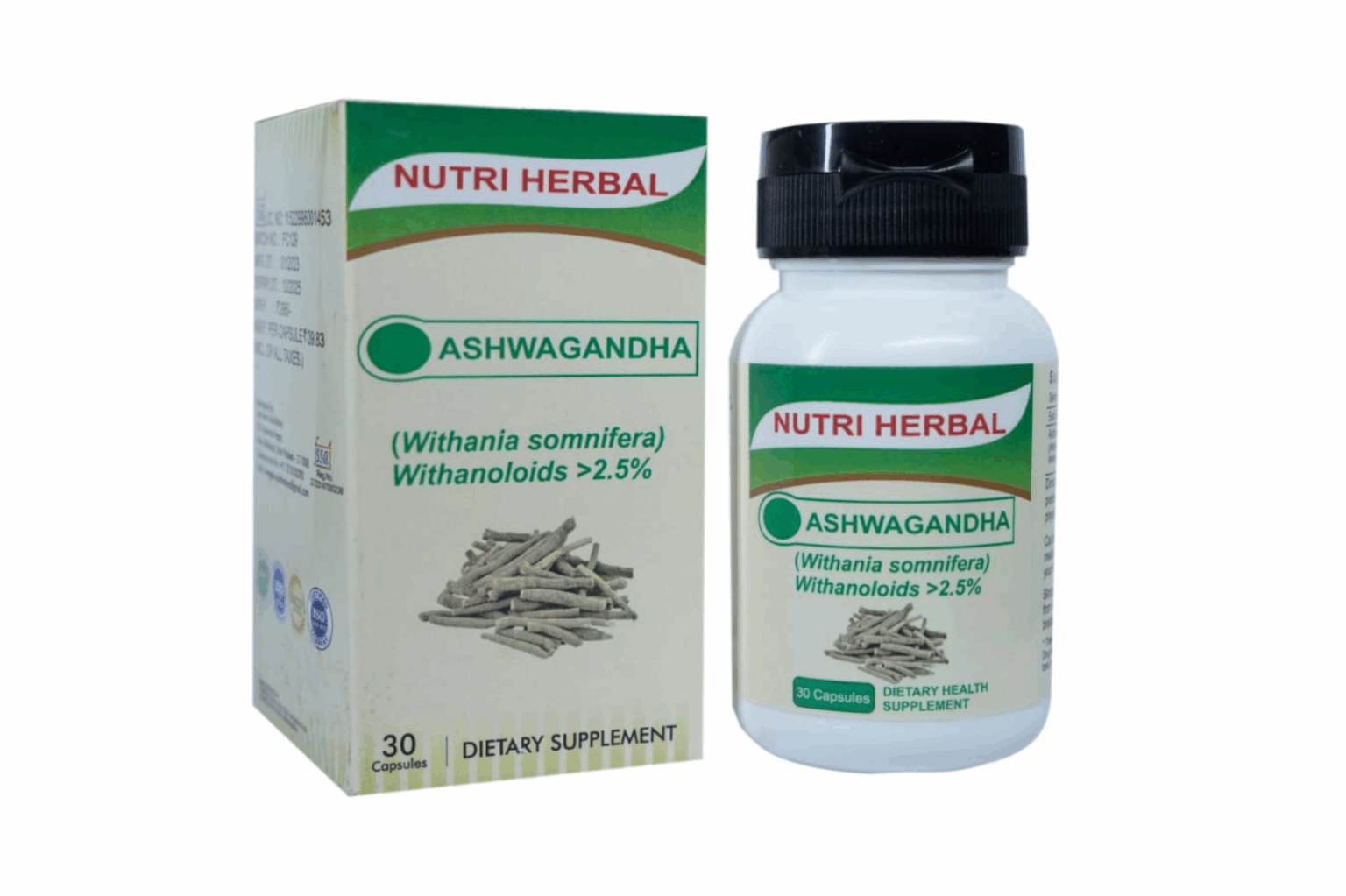 Ashwagandh 500 mg Extract 30 Capsules