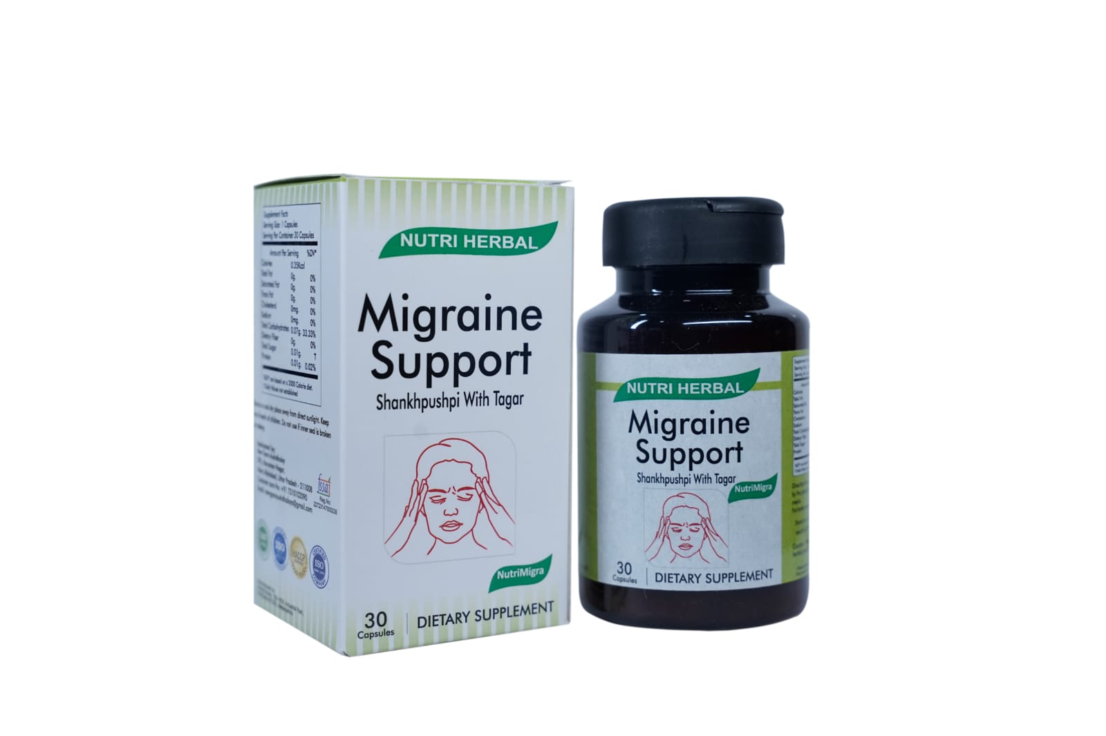 Migraine Support 30 Capsules (NutriMigra)