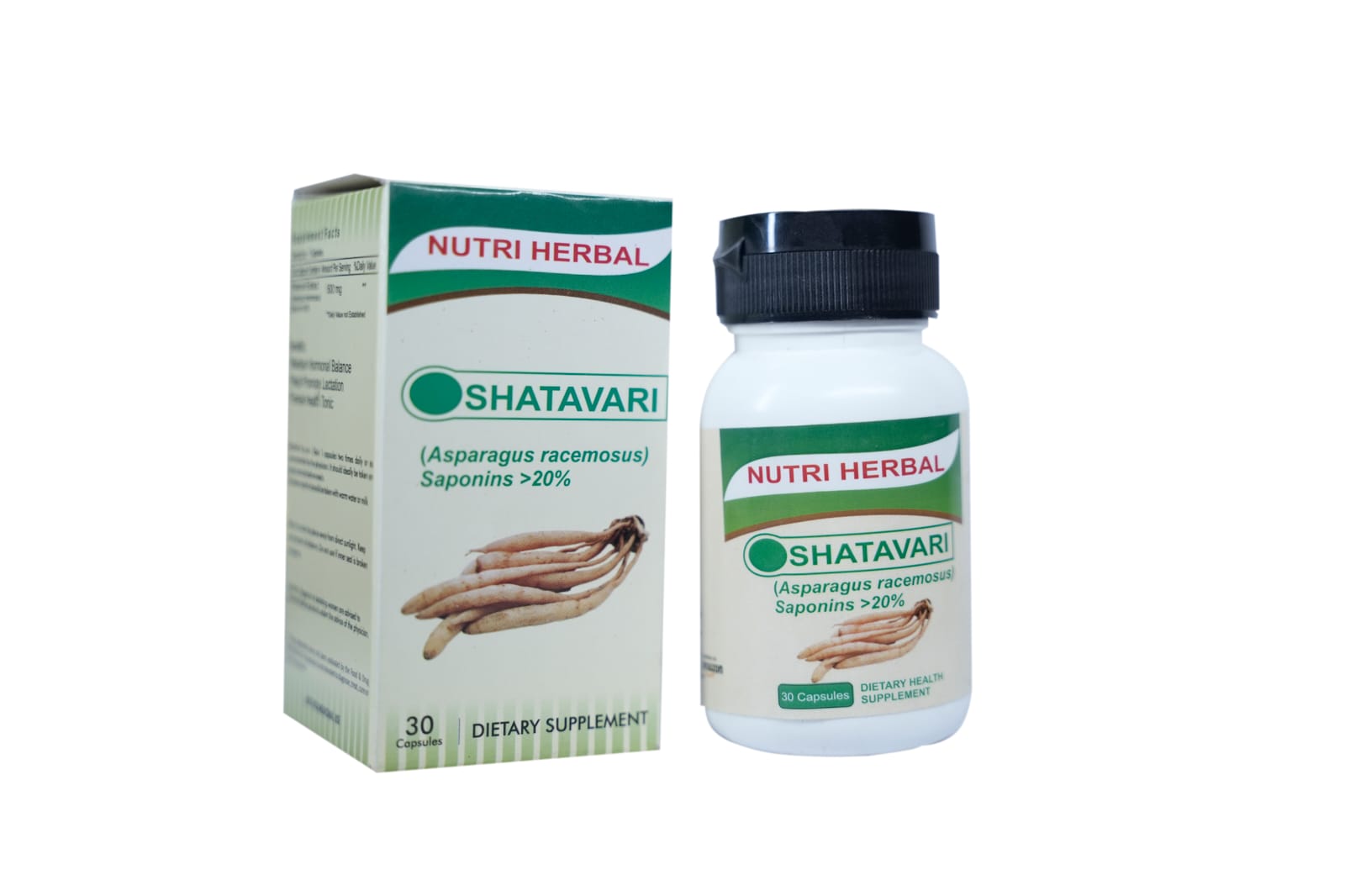 Shatavari 500 mg Extract 30 Capsules